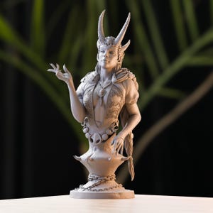 PACT KEEPER: figuur Baldurs Gate 3 | Ultra gedetailleerd 12K harsbeeldje | Verzamelobject om te schilderen en te monteren | Bulkamancer-beeldje