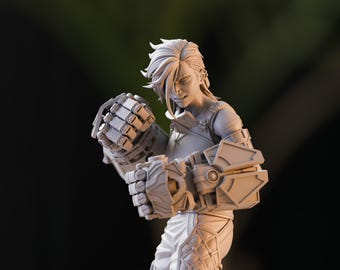 VI | League of Legends Collectible Figure | Highly Detailed Resin Statue & Figurine for Painting and Display | Handcrafted Art Model
