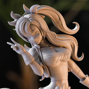 ニコール - ゼンレス ゾーン ゼロ フィギュア | 超精巧な12K樹脂製スタチュー | 塗装と組み立てが可能なコレクターズアイテム | バルカマンサー フィギュア