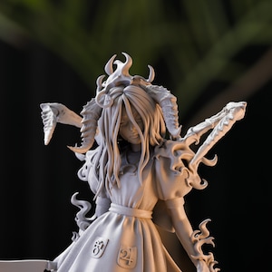 WONDERLAND WARRIOR - Figure | Ultra Detailed 12K Resin Statue | Collectible for Painting & Assembly | Bulkamancer Figurine