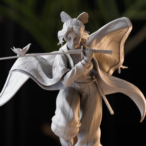 SHINOBU KOCHO - DS Figur | Ultra detaillierte 12K Harz Statue | Sammlerstück zum Bemalen & Montieren | Sammler Figur