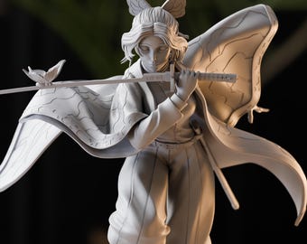 SHINOBU KOCHO | DS Collectible Figure | Highly Detailed Resin Statue & Figurine for Painting and Display | Handcrafted Art Model