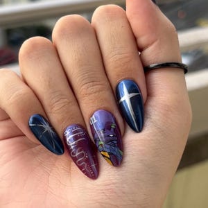 EVA custom press on nail set