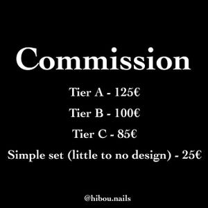 Commission nail set hibou.nails