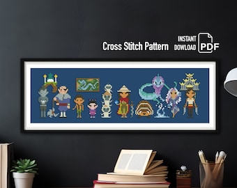 Raya and the last dragon - cross stitch PDF pattern | instant download princesses