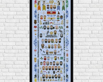 Wizard World - Cross Stitch giant PDF pattern