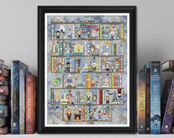 Stitchers Book Club - cross stitch PDF pattern