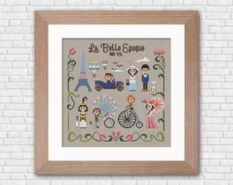 La Belle Epoque - PDF cross stitch pattern