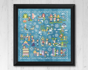 Andersen and other's Fairy Tales - cross PDF stitch pattern