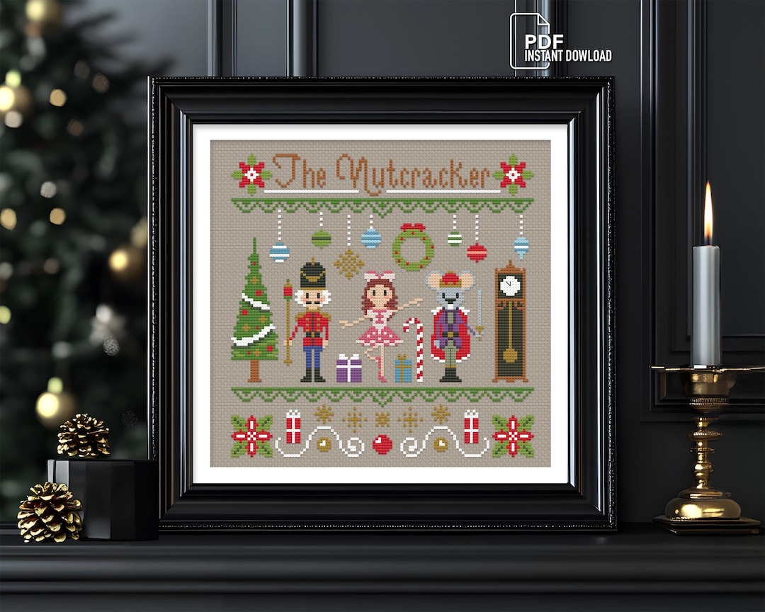 The Nutcracker - PDF Cross Stitch Pattern | Christmas Fairy Tale ...