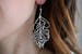 Gold filigree earrings, bohemian earrings, peacock earrings, huge earrings, feather earrings hippie jewelry silver earrings, statement gift 