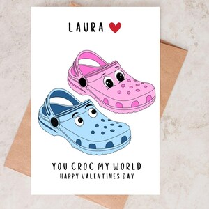 Personalisierte handgefertigte Valentinstagskarte - 5x7 luxuriöses strukturiertes Papier mit Umschlagoptionen