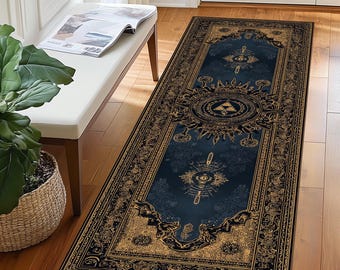 Zelda Rug, Zelda Legend Rug, Zelda Runner Rug, Gaming Area Rug, Retro Video Game Decor,  Runner Design Rug, Runner Rug, Runner, Area Rug