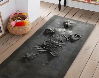 Star Wars Runner, 3D Han Solo Rug, Movie Room Decor