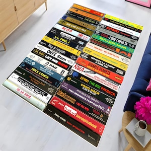 Old 80s 90s Hip Hop Rug,Hip Hop Legends Rug,Hip Hop Old School Rug,Hip Hop Fan Gift,Hip Hop Lover,Rap Legends Rap Star Collage King List Rug
