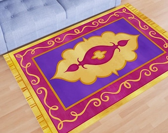 Aladdin's and Flying Rug, Living Room Rug, Magic Carpet, Salon Decor