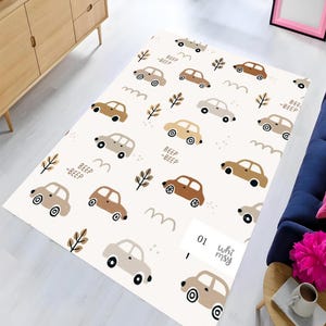 Gift For Kids Room, Playroom Rug, Kids Road Play Rug, Traffic Play Mat, Non Slip Rug, Gift Rug, Washable Printed Rug, Decorative Rug