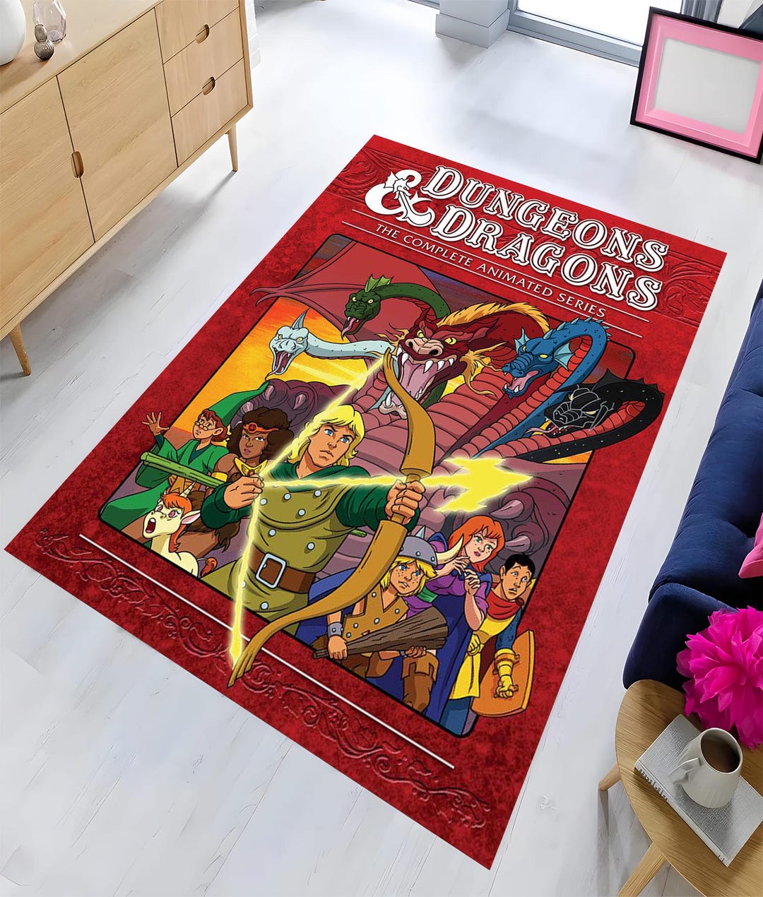 Dungeons Dragons Rug, Dragon Rug, Dragon Pattern Rug, Gift Rug ...
