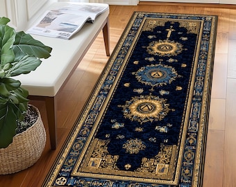 Zelda Rug, Zelda Legend Rug, Zelda Runner Rug, Gaming Area Rug, Retro Video Game Decor,  Runner Design Rug, Runner Rug, Runner, Area Rug