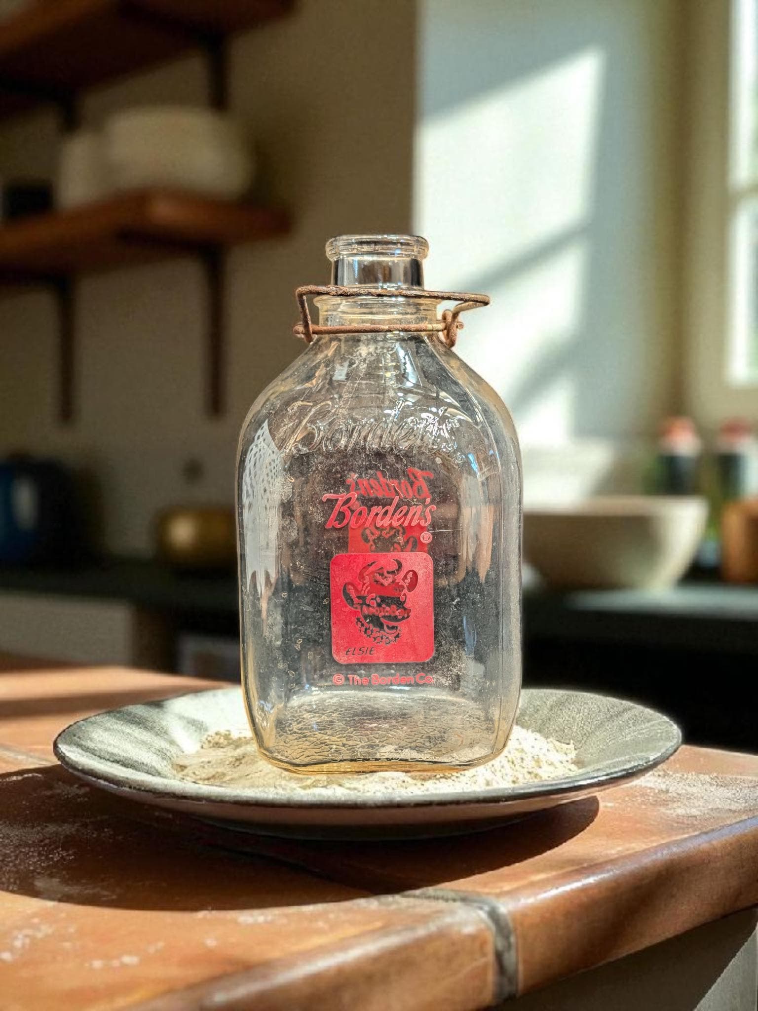 アメリカ　ボーデン　ミルクボトル　キャリラック　Borden's アメリカ ボーデン ミルクボトル キャリラック Borden's