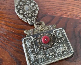 Tibetan Flint Pouch and Ammunition Case, 1800s
