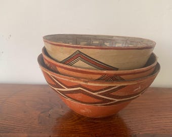 A Collection of 3 Ecuadorian Canelos Quichua Bowls