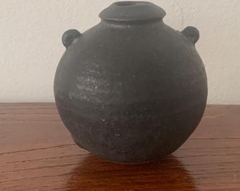 Miniature Japanese Raku-fired  Vessel