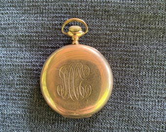 Waltham Company Gold Pocket Watch, 1900s