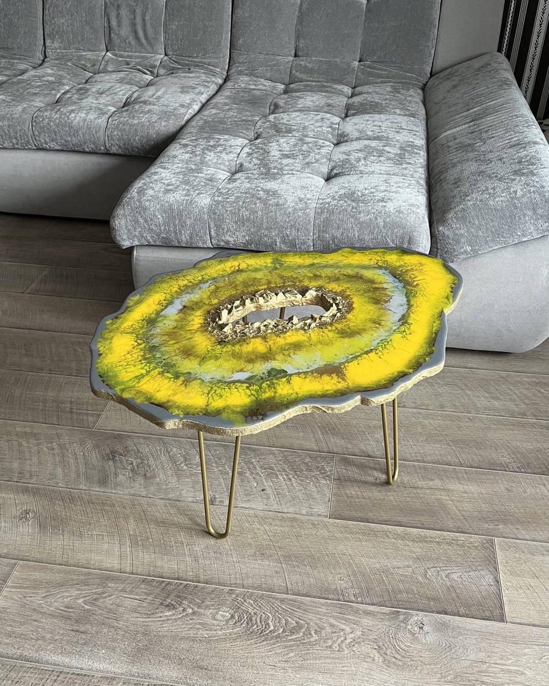 Agata Table, Unique Coffee Table, Living Room Decor, Luxury Home Decor ...