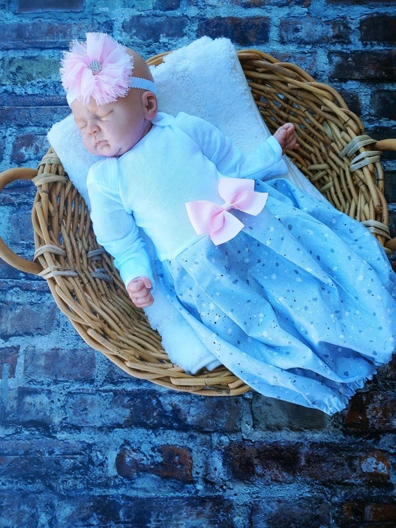 Cuclie Unisex Baby Hand Embroidered Pima Cotton Layette Gown | Westland Mall