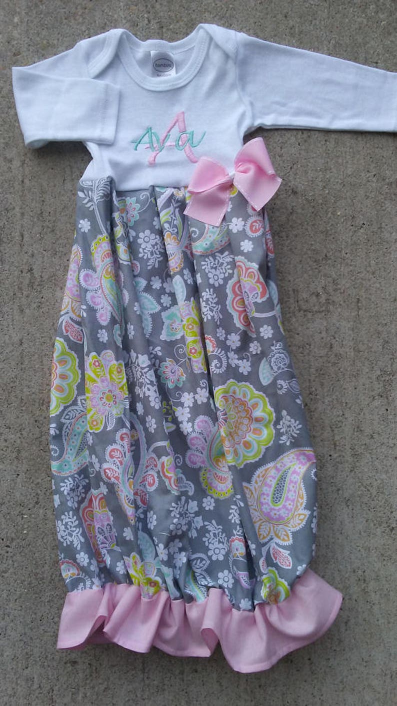 Personalized Baby Gift Girl Newborn Girl Coming Home Outfit Etsy