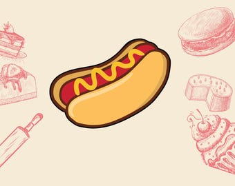 Hot Dog Cookie Cutter