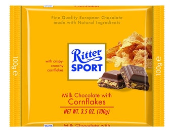 Ritter Sport, Milk Chocolate with Corn Flakes 10x100g