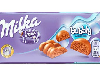 Milka Bubbly Milk Chocolate, 14x90g