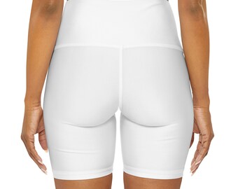 High Waisted Yoga Shorts (AOP)