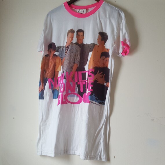 Vintage 1990 NKOTB Night Shirt One Size Fits All … - image 2