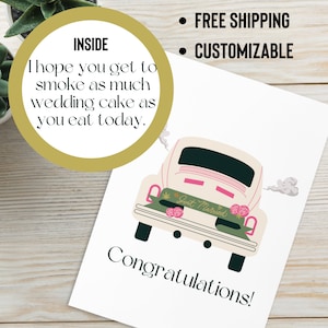 420 Hochzeitskarte für Kiffer Hochzeitsgeschenk für Kiffer Hochzeit Unkraut inspiriert Hochzeitskarte für 420 Inspiriert Hochzeitsgeschenk