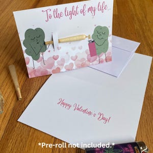 Lustiges Stoner Valentinstag Geschenk für Frau Stoner Freundin Stoner Geschenk für Stoner Freund Geschenk für Girly Stoner Karte zum Gelenkhalter zu halten