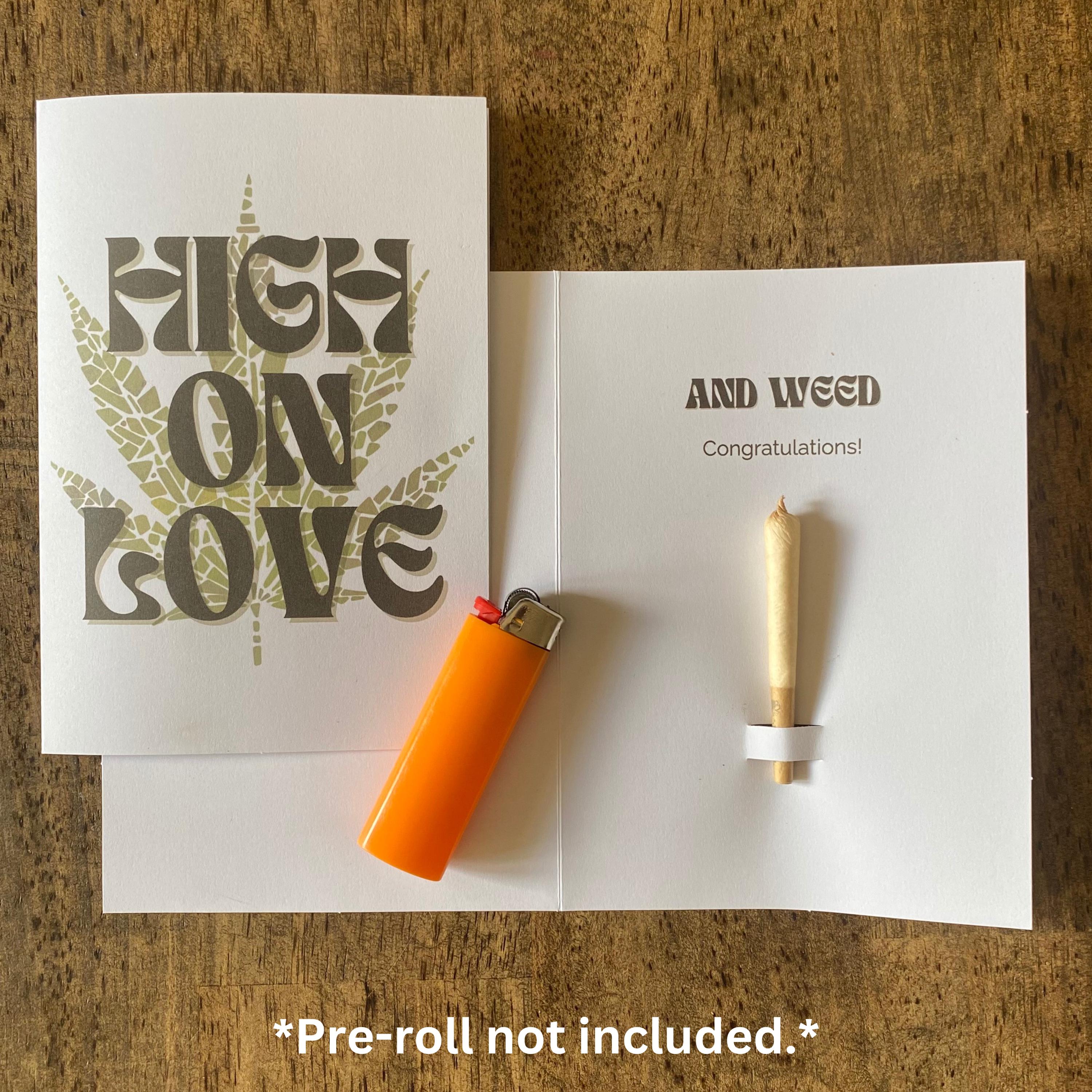 Stoner Wedding Anniversary Cards-Funny-Wedding Stoner Anniversary Gift for Wife Stoner Couple Gift for Stoner Husband Card to Hold a Joint