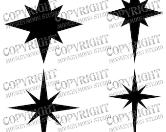 Estrella de la Natividad SVG: Estrella de Belén, Proyectos DIY (Archivo Digital)
