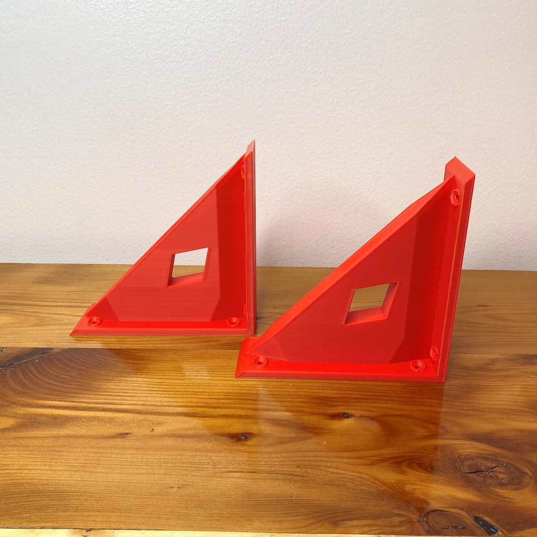 Diamond Cutout Wall Brackets Geometric Support Shelving Modern Shelf ...