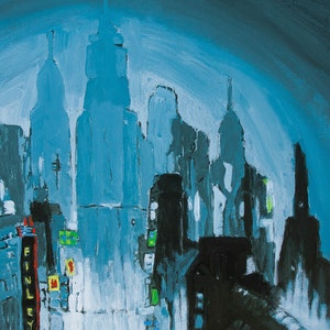 Rapture from Bioshock - 8x10 print in an 11x14 mat
