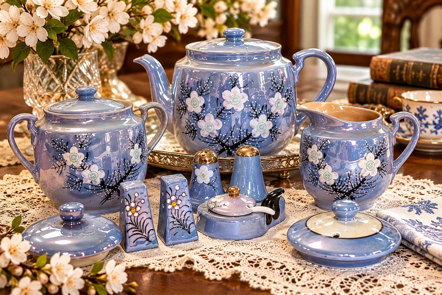 Japanese Vintage Lusterware Birds - Etsy