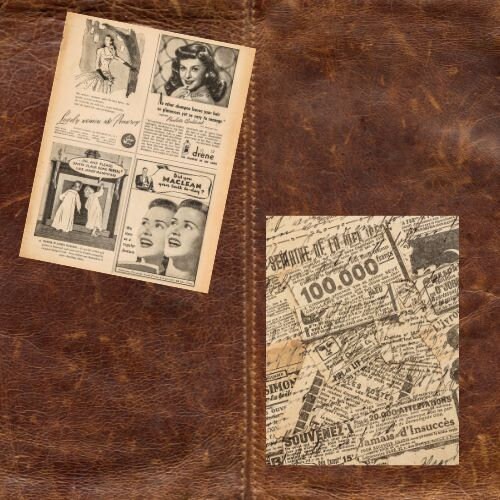 Antique Newspaper Scrapbook Paper Bundle Vintage Digital Paper Pack for Crafts &amp; Scrapbooking ...