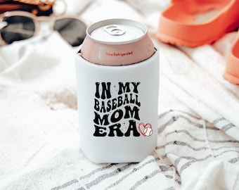 In My Baseball Mon Era Can Cooler, Baseball Mom Gift, Baseball Can Cooler, Baseball Mom Can Koozie, Insulated Can cooler, Gift For Mom