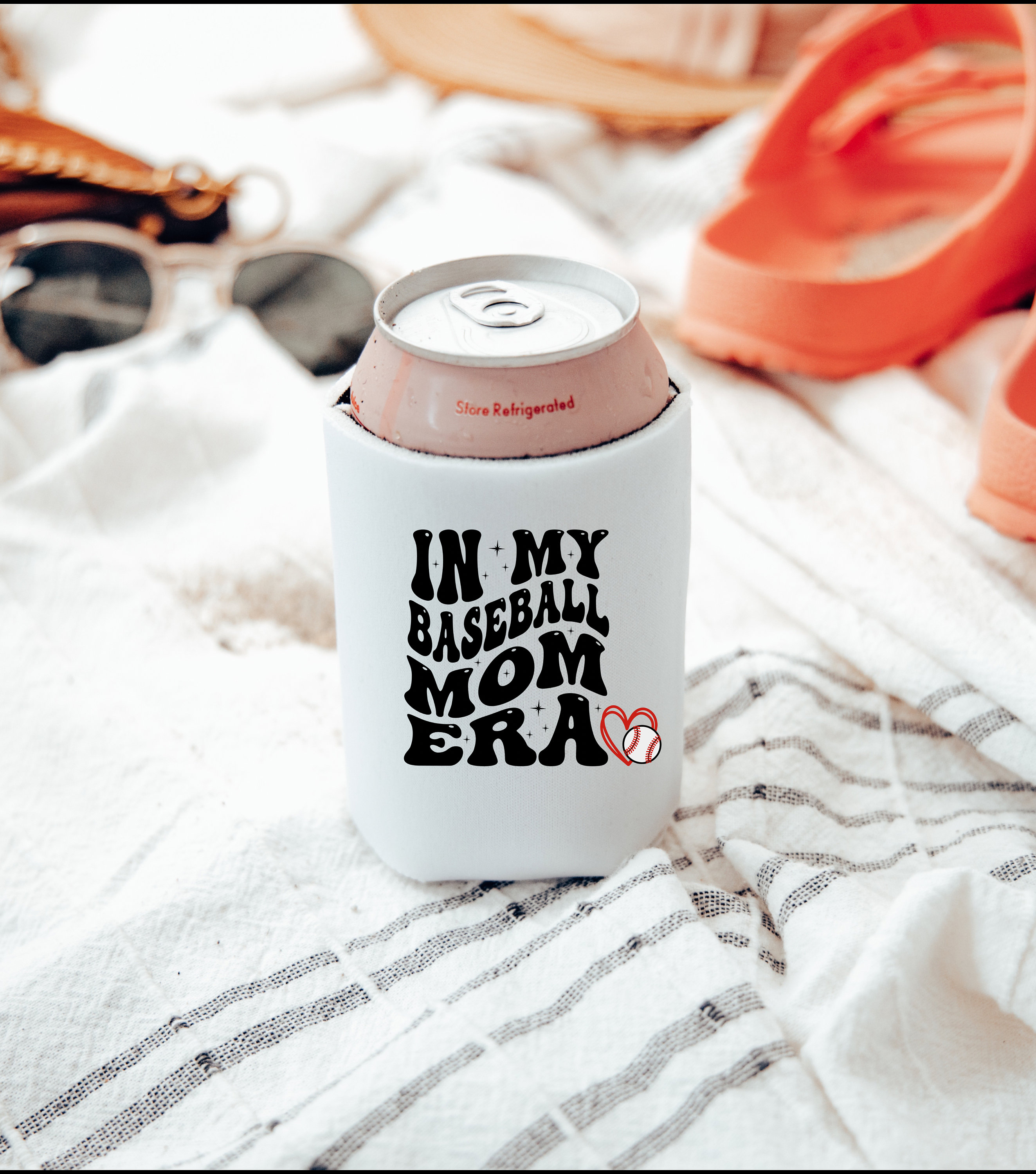 Baseball Mom Steel Can Hugger Baseball Mom Steel Can Hugger