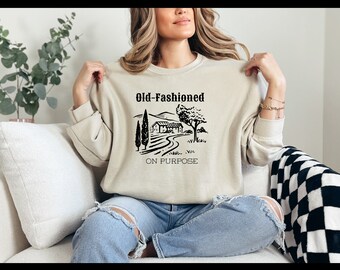 Gehöft Sweatshirt, Home Stead Pullover, Vintage Bauer Shirt, Hausschule Mutter Shirt, Hausgeburt Geschenk Hausfrau, Rohmilch Rundhalsausschnitt, knusprig