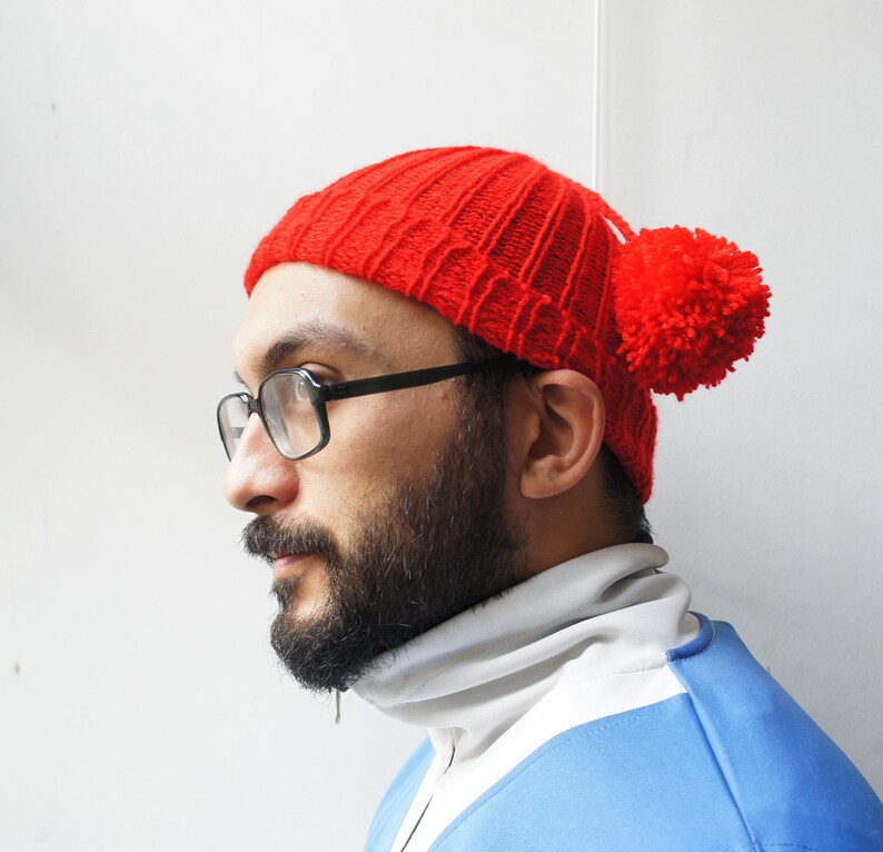 Set of TWO-Steve Zissou-Klaus hat-gift for him,party favor,collectable image 2