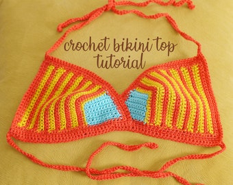 Crochet Bikini Top Tutorial PDF