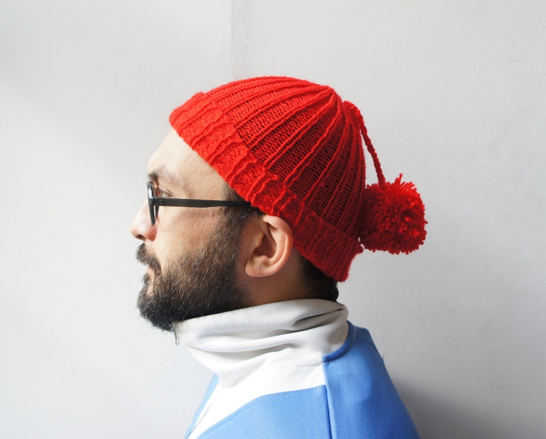 Set of TWO-Steve Zissou-Klaus hat-gift for him,party favor,collectable image 1